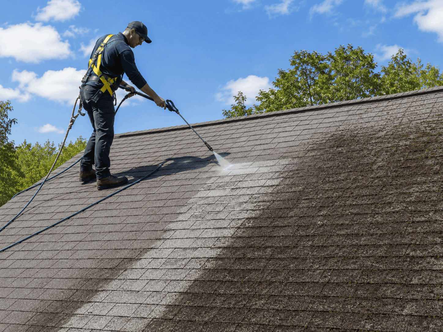 Commercial Roof and Gutter Cleaning